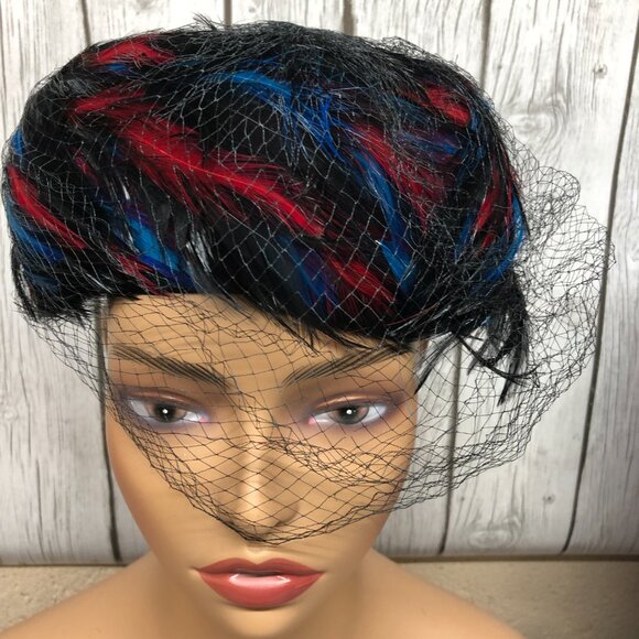 Vintage Ladies Hats Lot of 7 - Picture 8 of 16